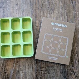 Nespresso Barista Ice Tray Designed By Federico Peri - Green